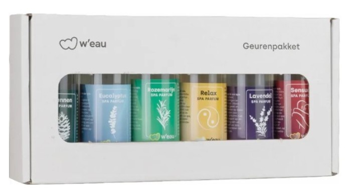 W'eau spa geurenpakket - 6 x 100 ml - W'eau afbeelding