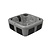 Interline  Spa Stonehenge BIG EZ Mystic Diamond / Black Wicker