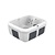 Interline  Spa Stonehenge EZL White Diamond/Grey Brick