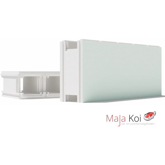 MaJa Koi Zelfbouwpakket zwembad van high density polystyreen blokken - 6,00 x 3,00 x 1,50m
