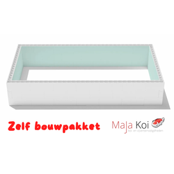 Zelfbouwpakket zwembad van high density polystyreen blokken - 8,00 x 4,00 x 1,50m