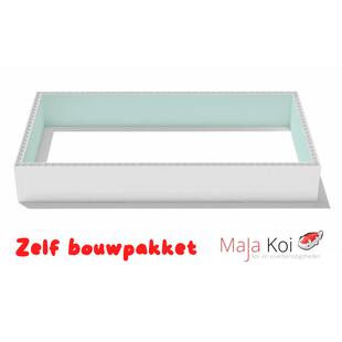 Zelfbouwpakket zwembad van high density polystyreen blokken - 10,00 x 5,00 x 1,50m