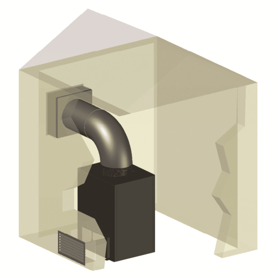 Polytropic Polytropic variabele warmtepomp | Indoor-Inverter XM | 19,40 ~ 15,20 kW | 230 V - HRS