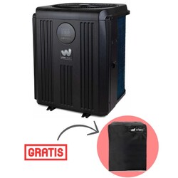 W'eau Vertical Full Inverter 8kW zwembad warmtepomp + gratis beschermhoes
