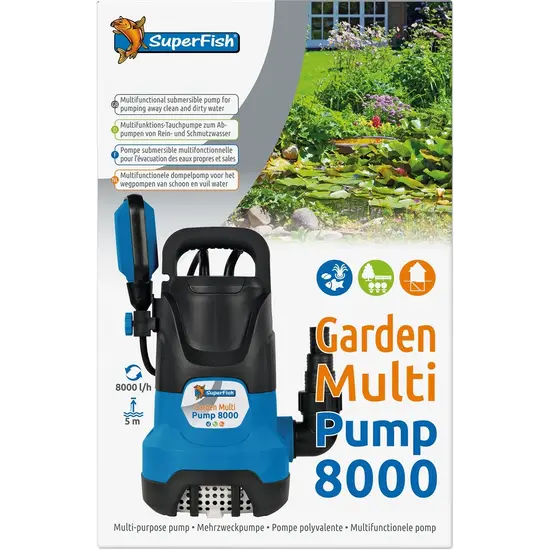 SuperFish   GARDEN MULTI POMP 8000 - superfish
