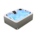 W'eau Como Spa – 4-Persoons Compacte Hydromassage Spa | Complete Set (Cover + Trap + Filter)