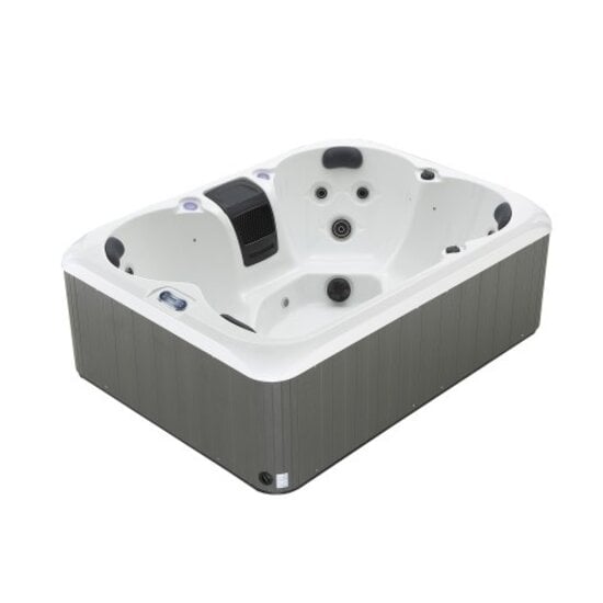 W'eau Como Spa – 4-Persoons Compacte Hydromassage Spa | Complete Set (Cover + Trap + Filter)