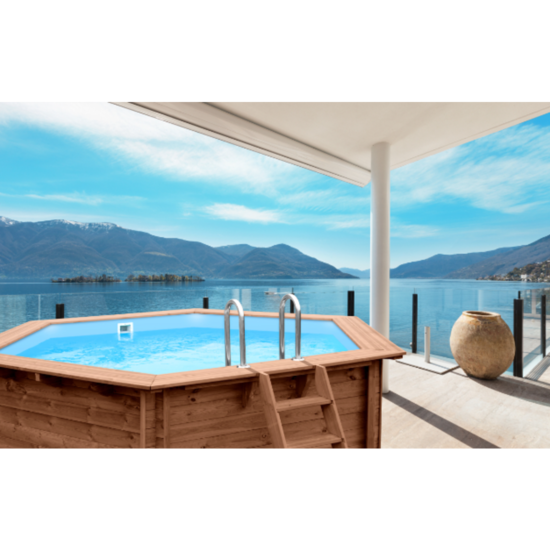 Interline  Zwembad Java rond 5,30m Deluxe Pakket - Interline