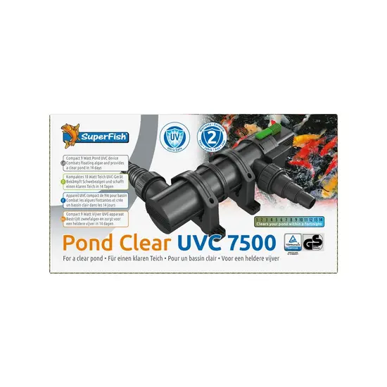 SuperFish  Pondclear UVC 9w / 7500L - SuperFish