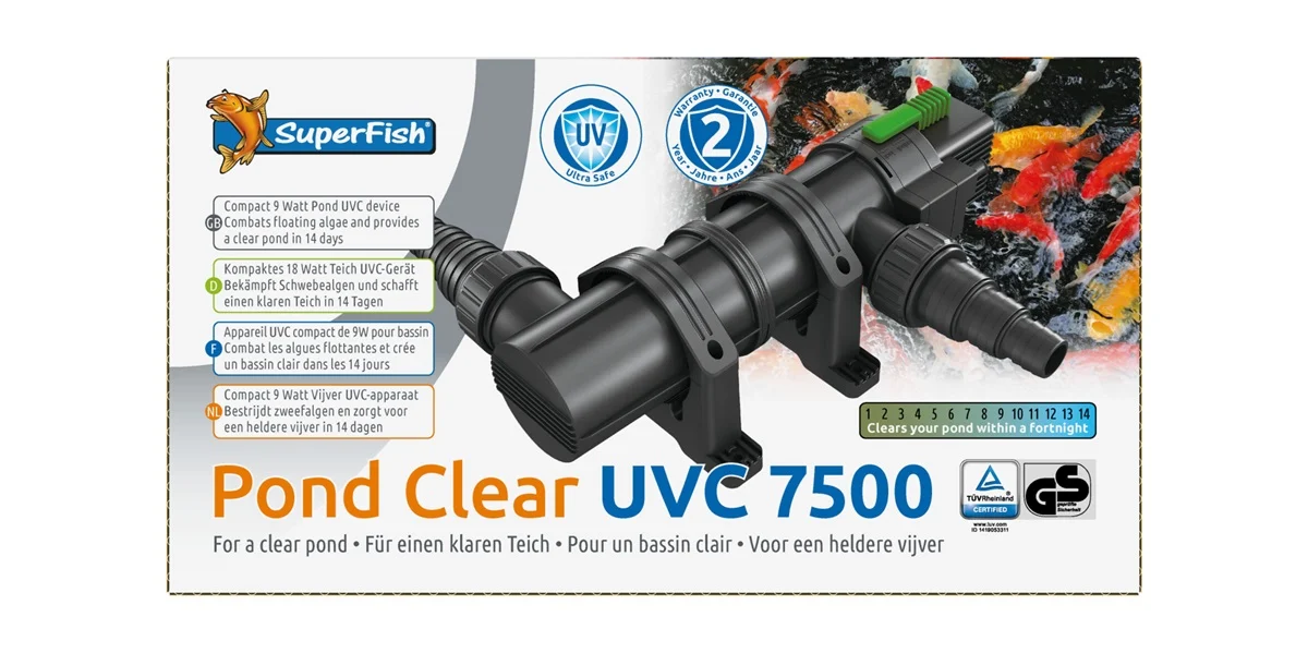 SuperFish  Pondclear UVC 9w / 7500L - SuperFish afbeelding