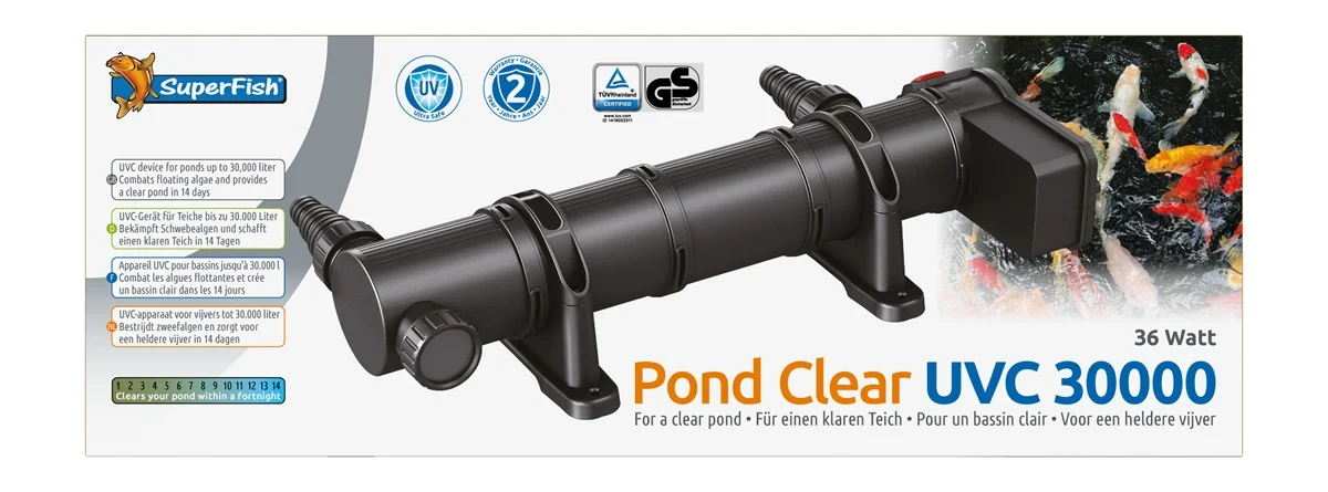 SuperFish  Pondclear UVC 36w / 30000L - SuperFish afbeelding
