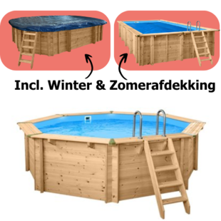 Zwembad Java rond 4,40m Premium Pakket - Interline