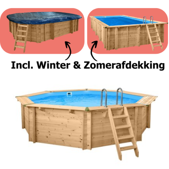 Interline  Zwembad Interline Bali rond 5,30m/1,36m - Premium pakket