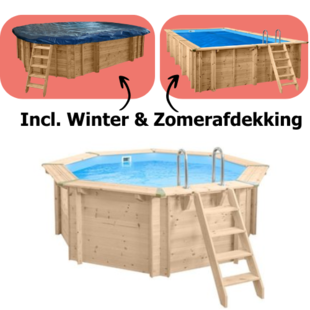 Zwembad Interline Bali rond 3,55m/1,16m - Premium pakket
