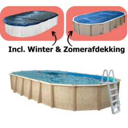 Sunlake ovaal 8,50x4,90m Premium Pakket