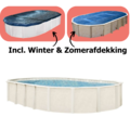 Interline  Zwembad Interline Century ovaal 6,10x3,60m Premium Pakket