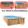 Interline  Zwembad Bali rechthoek 7,90x4,00m/1,38m - Premium pakket - Interline
