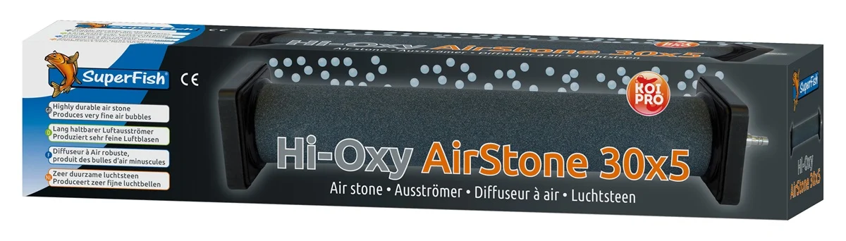 SuperFish  Hi oxygen koi airstone 30x5 cm afbeelding