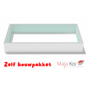 Zelfbouwpakket zwembad blokken  - 8,00 x 4,00 x 1,50 m