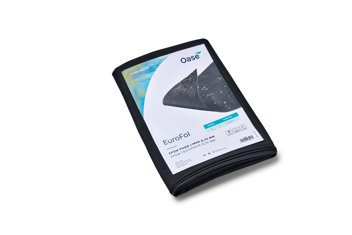 Oase EuroFol EPDM Pre-Packed vijverfolie 0,75 mm / 2 x 3m - Oase afbeelding
