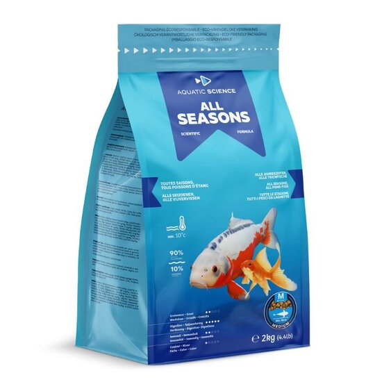 Aquatic Science All Seasons Medium 2Kg - Aquatic Science