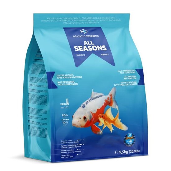 Aquatic Science All Seasons Medium 9,5Kg - Aquatic Science
