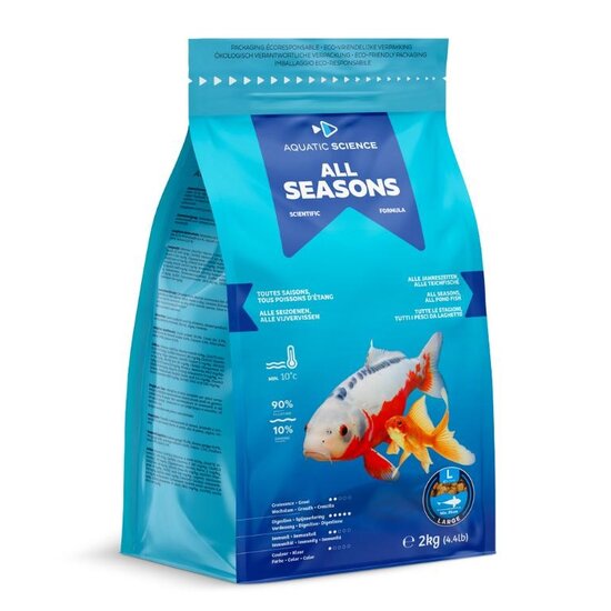 Aquatic Science All Seasons Large 2Kg - Aquatic Science
