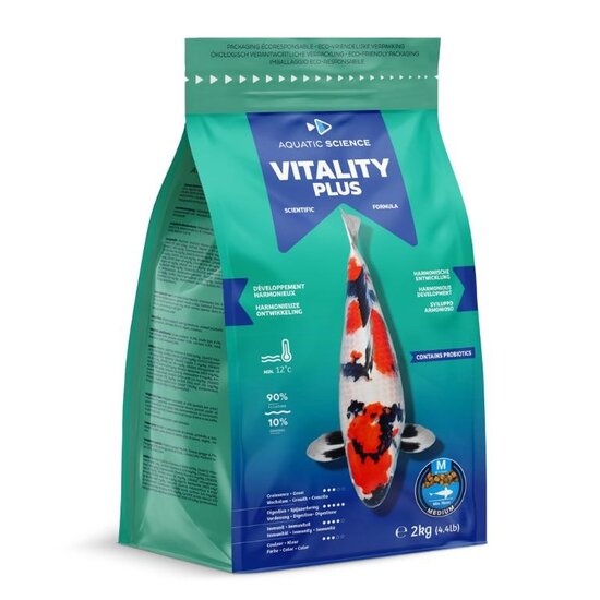 Aquatic Science Vitality Plus Medium 2Kg - Aquatic Science