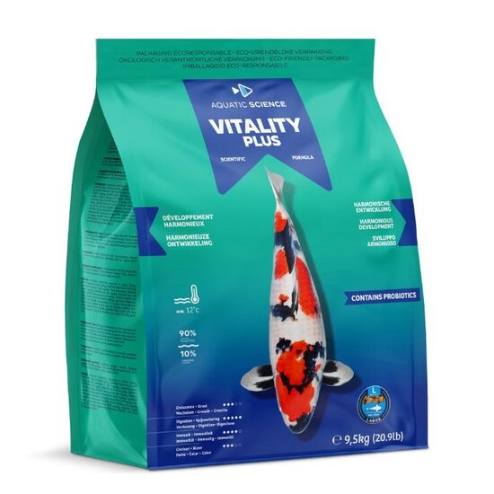 Aquatic Science Vitality Plus Large 9,5Kg - Aquatic Science