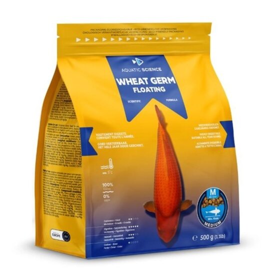 Aquatic Science Wheat Germ Floating Medium 0,5Kg - Aquatic Science