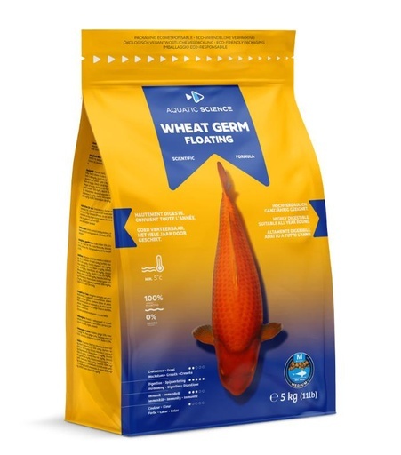 Aquatic Science Wheat Germ Floating Medium 5Kg - Aquatic Science afbeelding