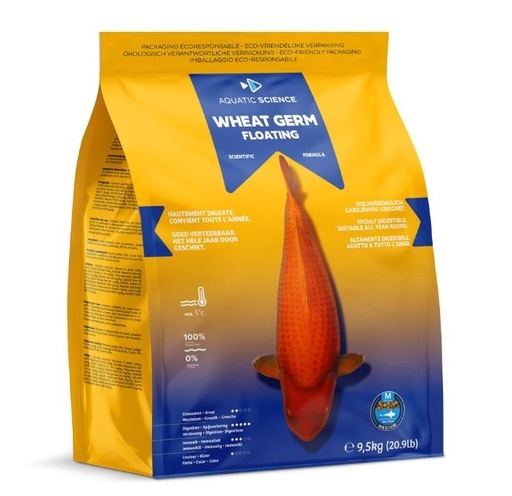 Aquatic Science Wheat Germ Floating Medium 9,5Kg - Aquatic Science afbeelding
