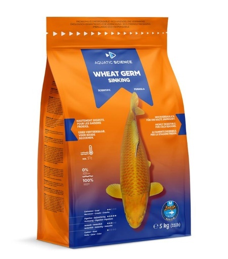 Aquatic Science Wheat Germ Sinking Medium 5Kg - Aquatic Science afbeelding