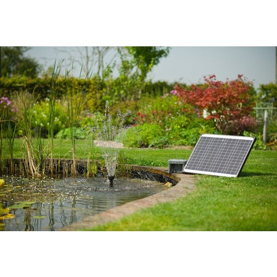 Ubbink SolarMax 2500 - Fonteinpomp op zonne-energie - met eigen accu - vijverpomp - Ubbink