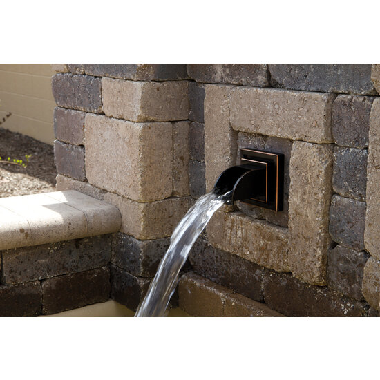 Oase Waterspuwer muur vierkant Brons - Oase