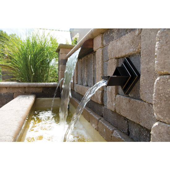 Oase Waterspuwer muur Ruit Brons - Oase