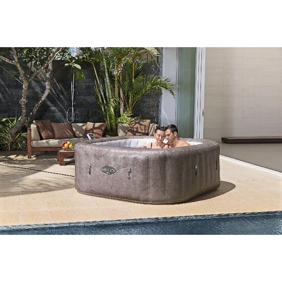 Lay-Z Spa Rome smart airjet 6 bruin marble - Lay-Z