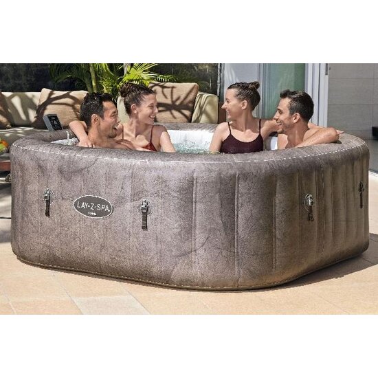 Lay-Z Spa Rome smart airjet 6 bruin marble - Lay-Z