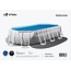 W'eau Solar cover ovaal - 518 x 370 cm (zeilmaat 512 x 364) - Zwart/Blauw - W'eau