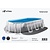 W'eau Solar cover ovaal - 610 x 370 cm (zeilmaat 604 x 364) - Zwart/Blauw - W'eau