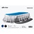 W'eau Solar cover ovaal - 730 x 370 cm (zeilmaat 724 x 364) - Zwart/Blauw - W'eau