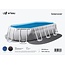 W'eau Solar cover ovaal - 765 x 460 cm (zeilmaat 759 x 454) - Zwart/Blauw - W'eau
