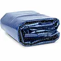W'eau Solar cover rechthoekig - 450 x 220 cm (zeilmaat 433 x 202) - Zwart/Blauw - W'eau