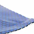 W'eau Solar cover rechthoekig - 488 x 244 cm (zeilmaat 476 x 234) - Zwart/Blauw - W'eau
