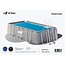 W'eau Solar cover rechthoekig - 732 x 366 cm (zeilmaat 716 x 346) - Zwart/Blauw - W'eau
