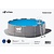W'eau Solar cover rond - 244 cm (zeilmaat 210) - Zwart/Blauw - W'eau