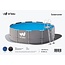 W'eau Solar cover rond - 300 cm (zeilmaat 294) - Zwart/Blauw - W'eau