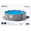 W'eau Solar cover rond - 360 cm (zeilmaat 354) - Zwart/Blauw - W'eau