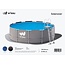W'eau Solar cover rond - 400 cm (zeilmaat 394) - Zwart/Blauw - W'eau