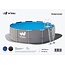 W'eau Solar cover rond - 732 cm (zeilmaat 717) - Zwart/Blauw - W'eau